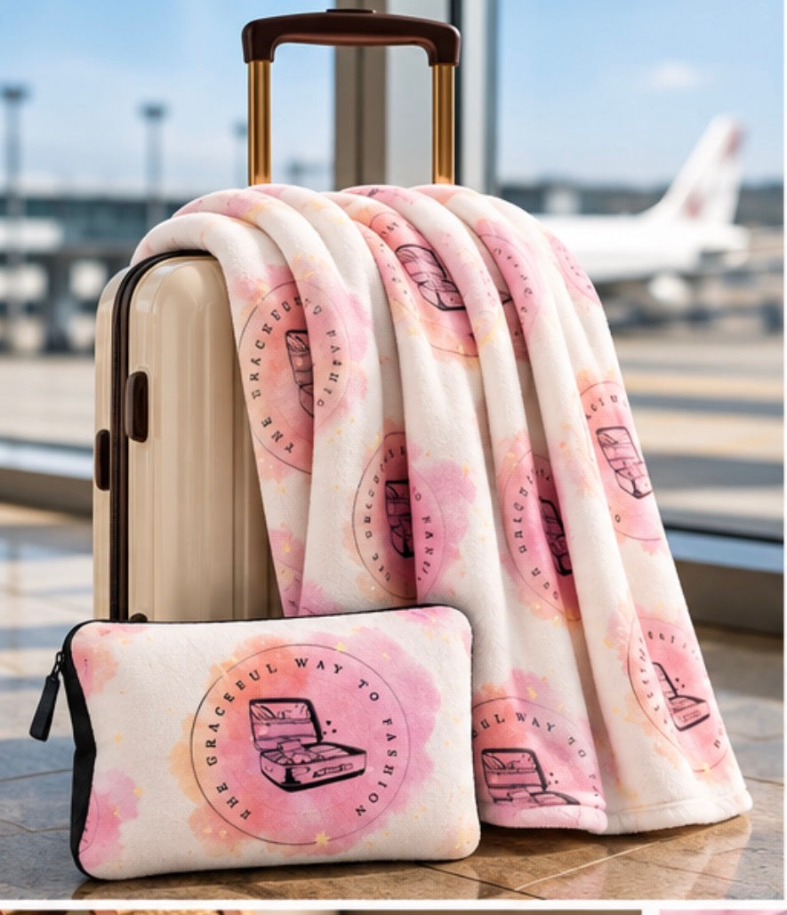 Travel Blanket with Pouch