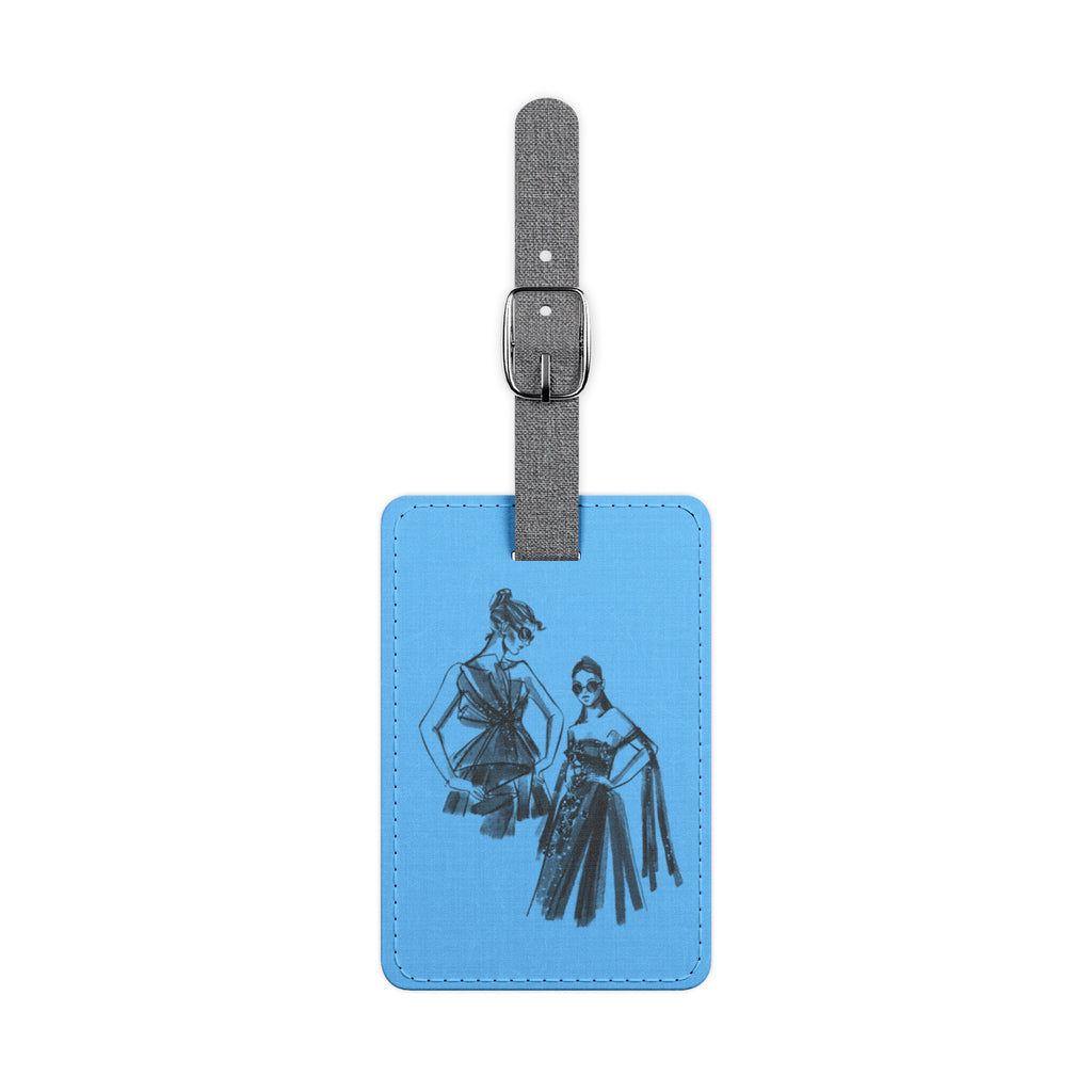 Fashion Icons Print Luggage Tag