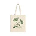 Be-Leaf in Yourself Canvas Tote Bag — Eco-Friendly Botanical Grocery & Market Bag