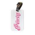 Luggage Tag — Pink Bridal Party “The Party” Travel ID Tag