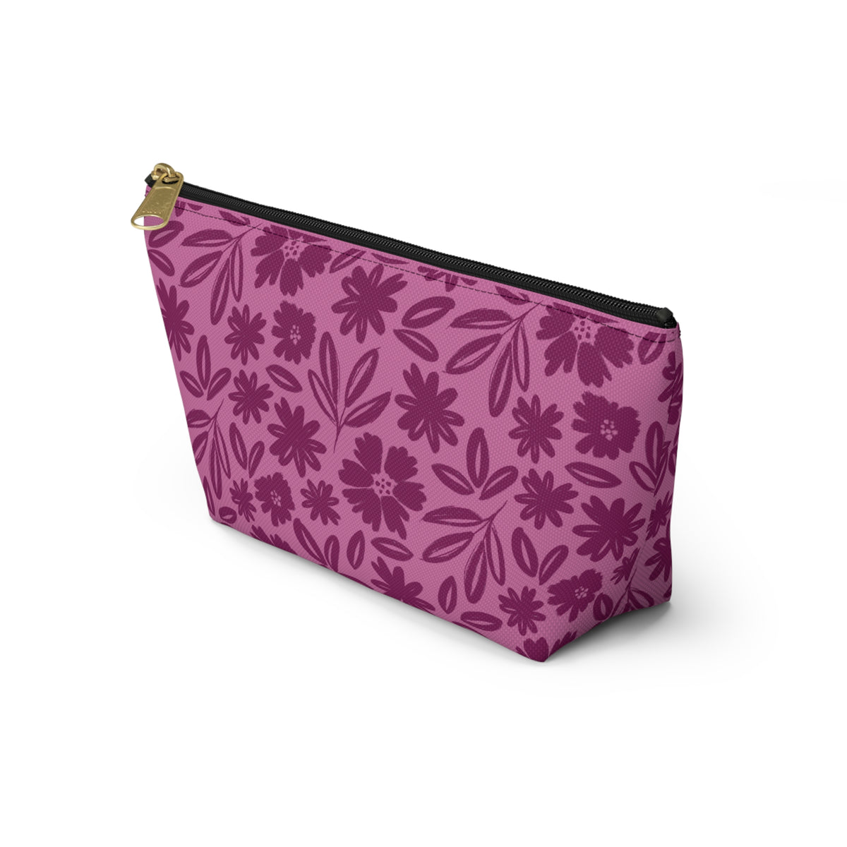 Pink Tonal Accessory Pouch w T-bottom