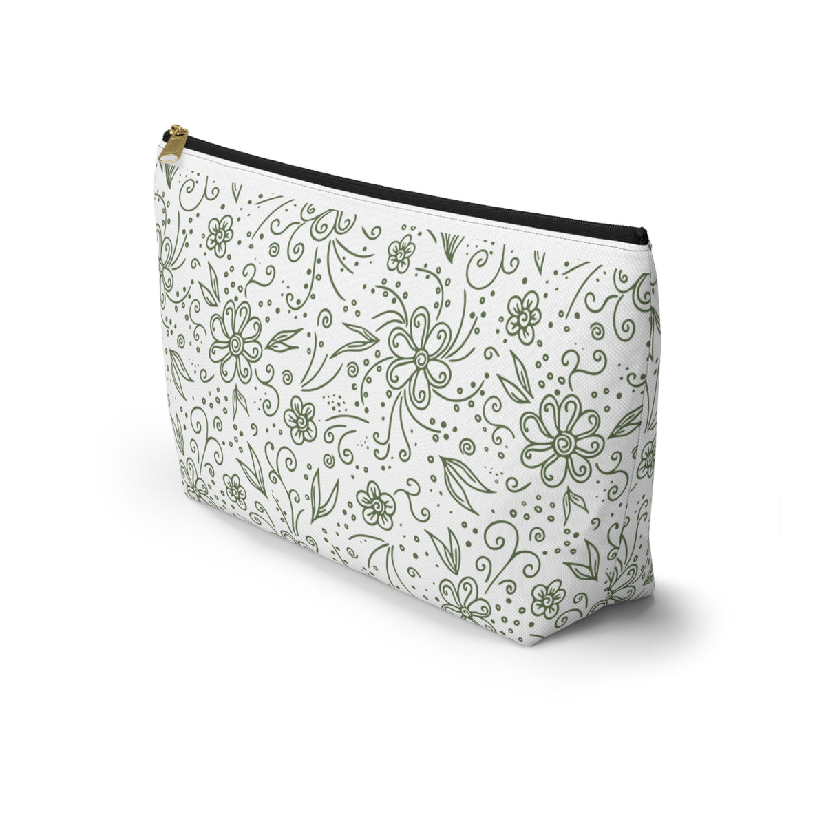 Botanical Accessory Pouch w T-bottom