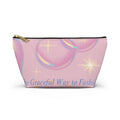 Pastel Bubbles Accessory Pouch | Makeup Bag | Gift for Her | Storage Pouch | Heart Design