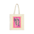 Tote Bag — "Done Is Better Than Perfect" Pink Tropical Canvas Tote