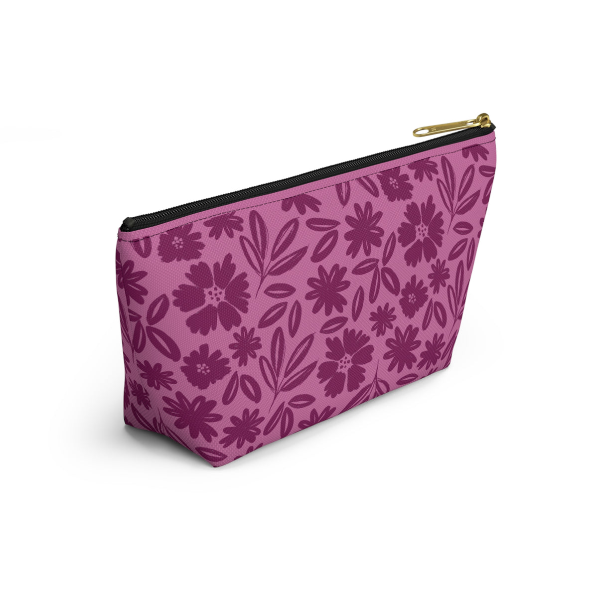 Pink Tonal Accessory Pouch w T-bottom