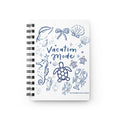 Vacation Mode Spiral Bound Journal | Travel Diary, Beach Notebook, Summer Memories, Writing Journal, Gift for Travelers, Ocean Lover