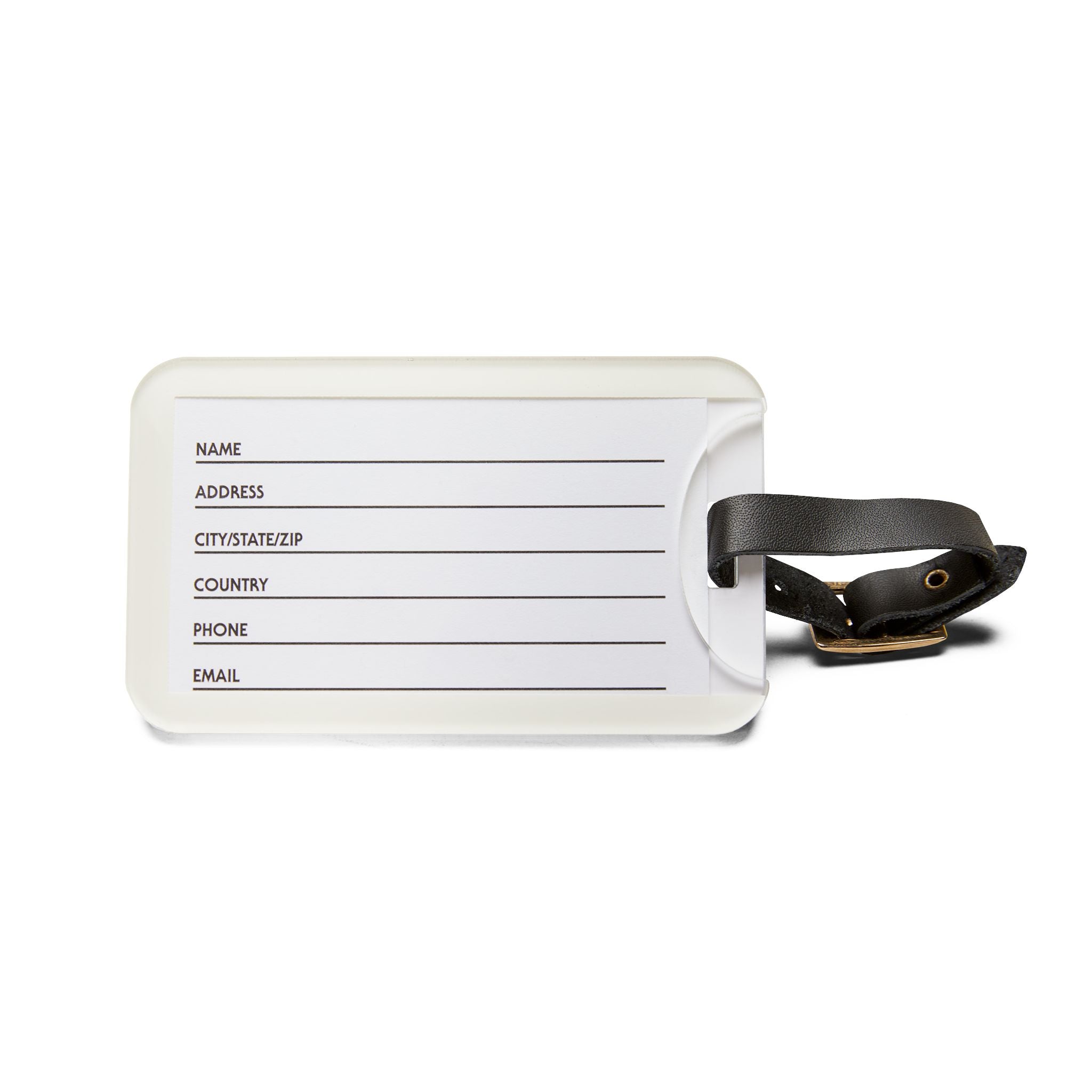 Paths Through Mist and Memory Luggage Tag — Forest Travel ID Tag