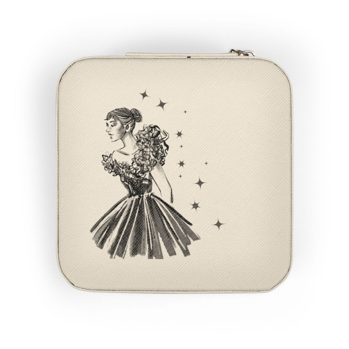 Dreamy Fashion Print Jewelry Travel Case