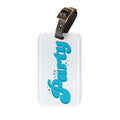 Blue Luggage Tag — Blue Bridal Party “The Party” Travel ID Tag