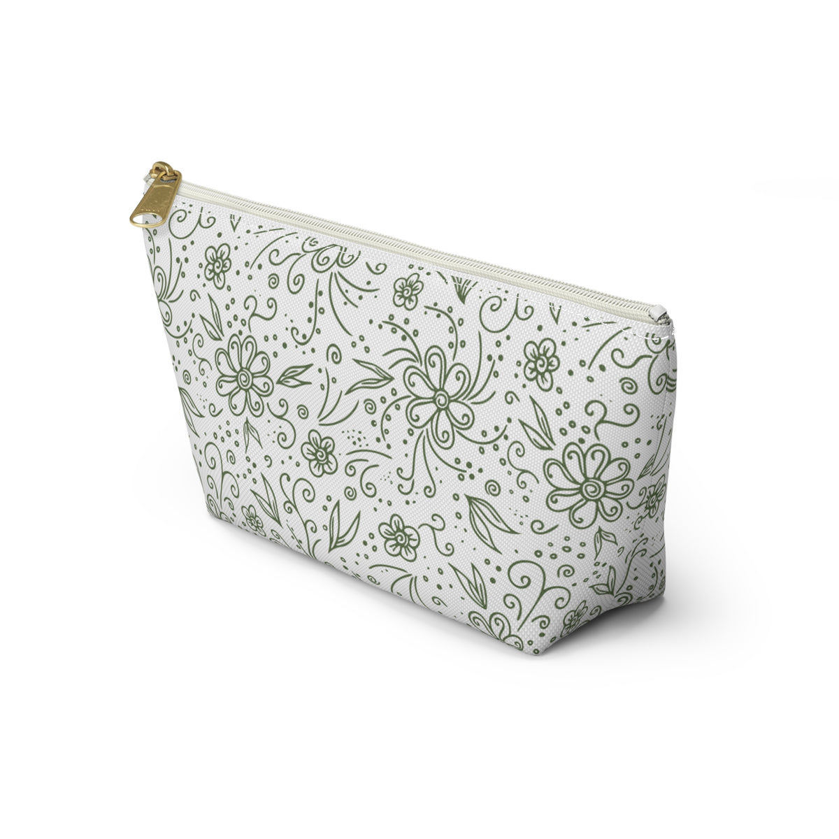 Botanical Accessory Pouch w T-bottom
