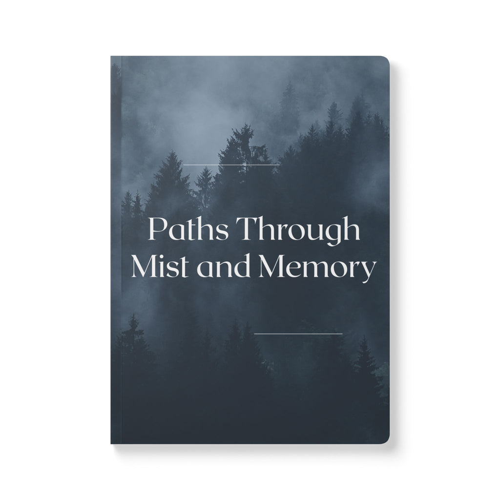 Paths Through Mist and Memory Misty Forest Softcover Trip Journal