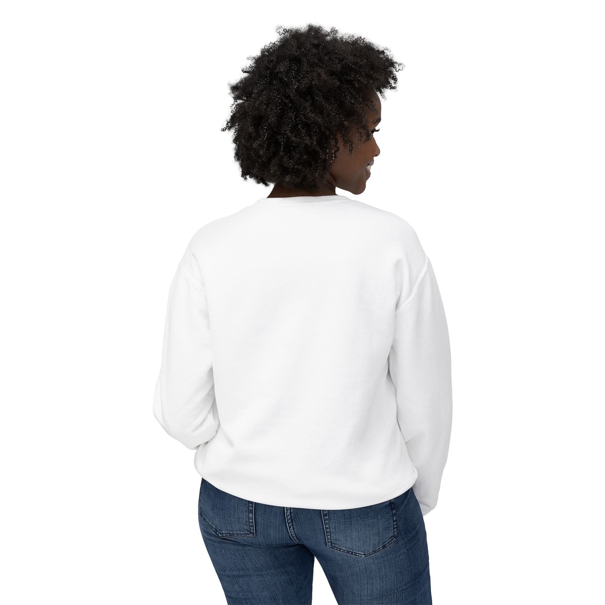 Crewneck Sweatshirt — ‘The Graceful Way to Fashion' Watercolor Design