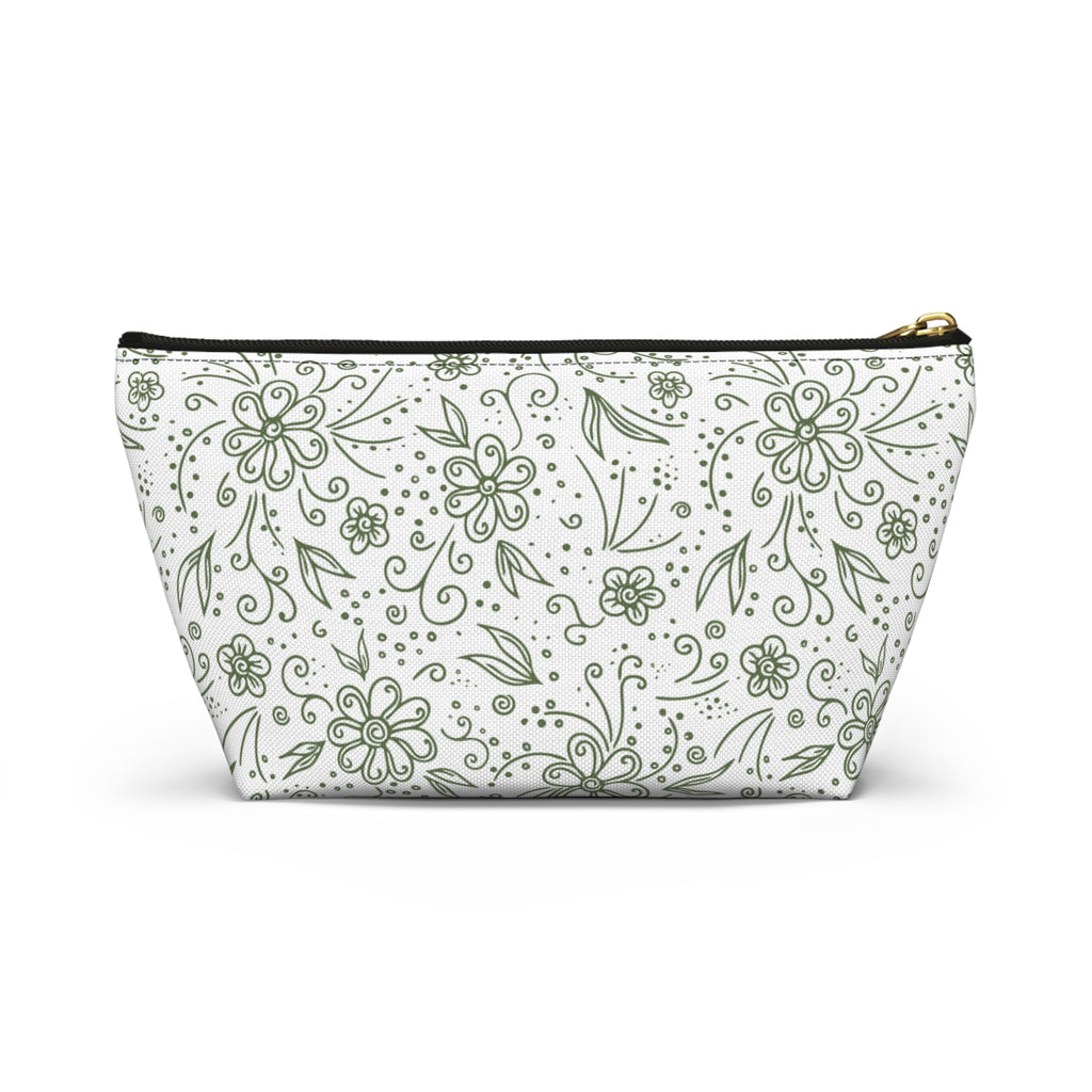 Botanical Accessory Pouch w T-bottom