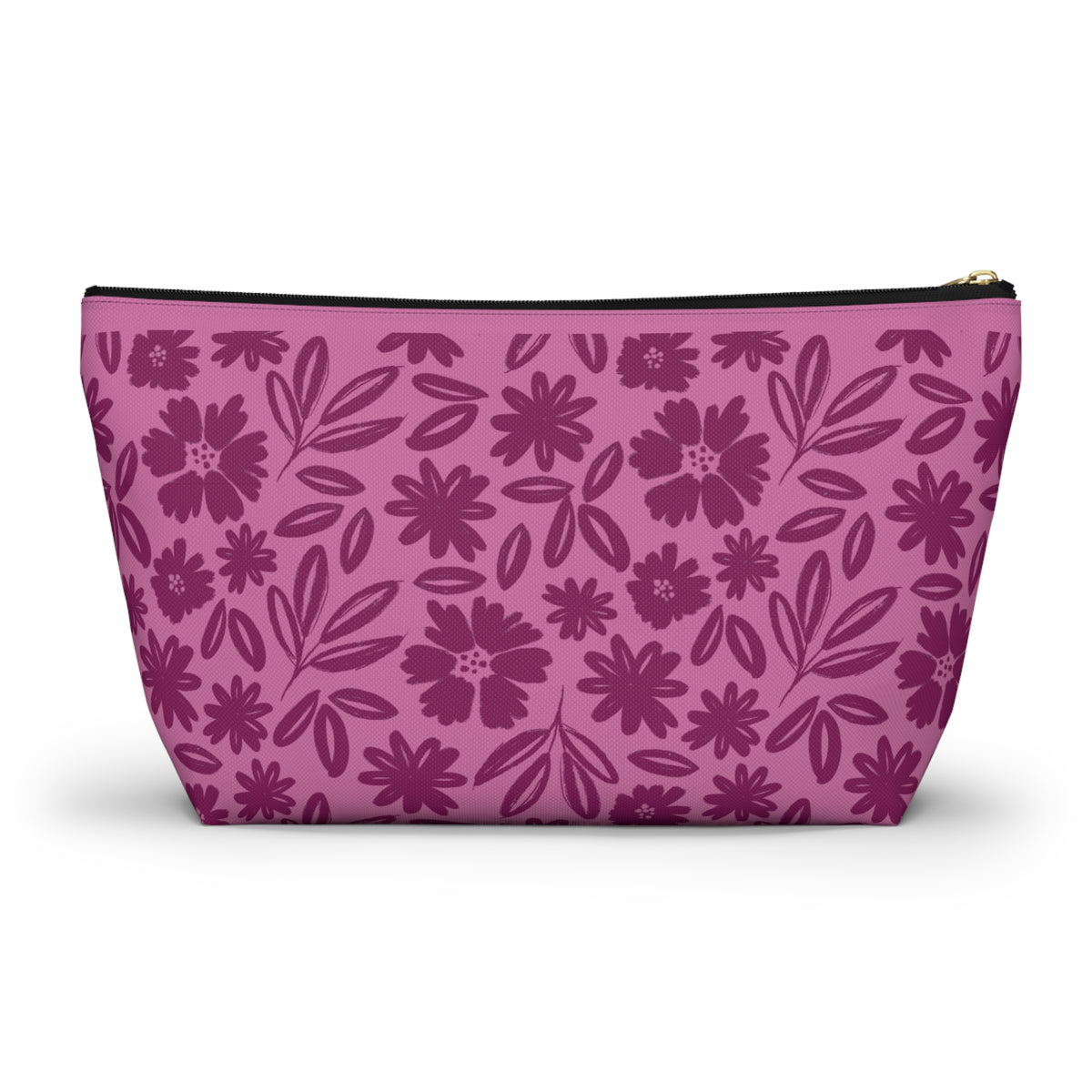 Pink Tonal Accessory Pouch w T-bottom
