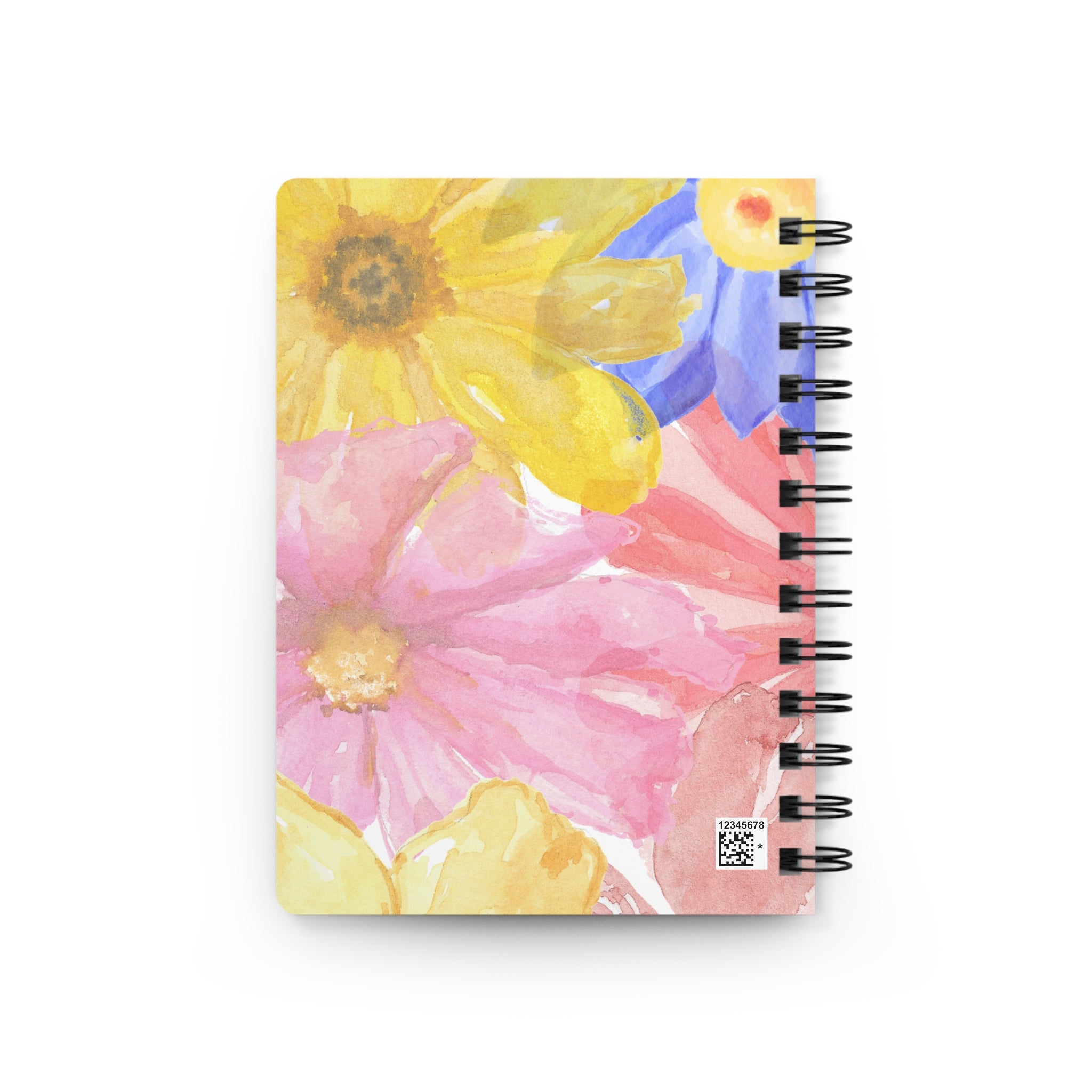 Bloom Baby Spiral Notebook — Floral Watercolor Journal for New Moms, Pregnancy & Baby Shower Gift