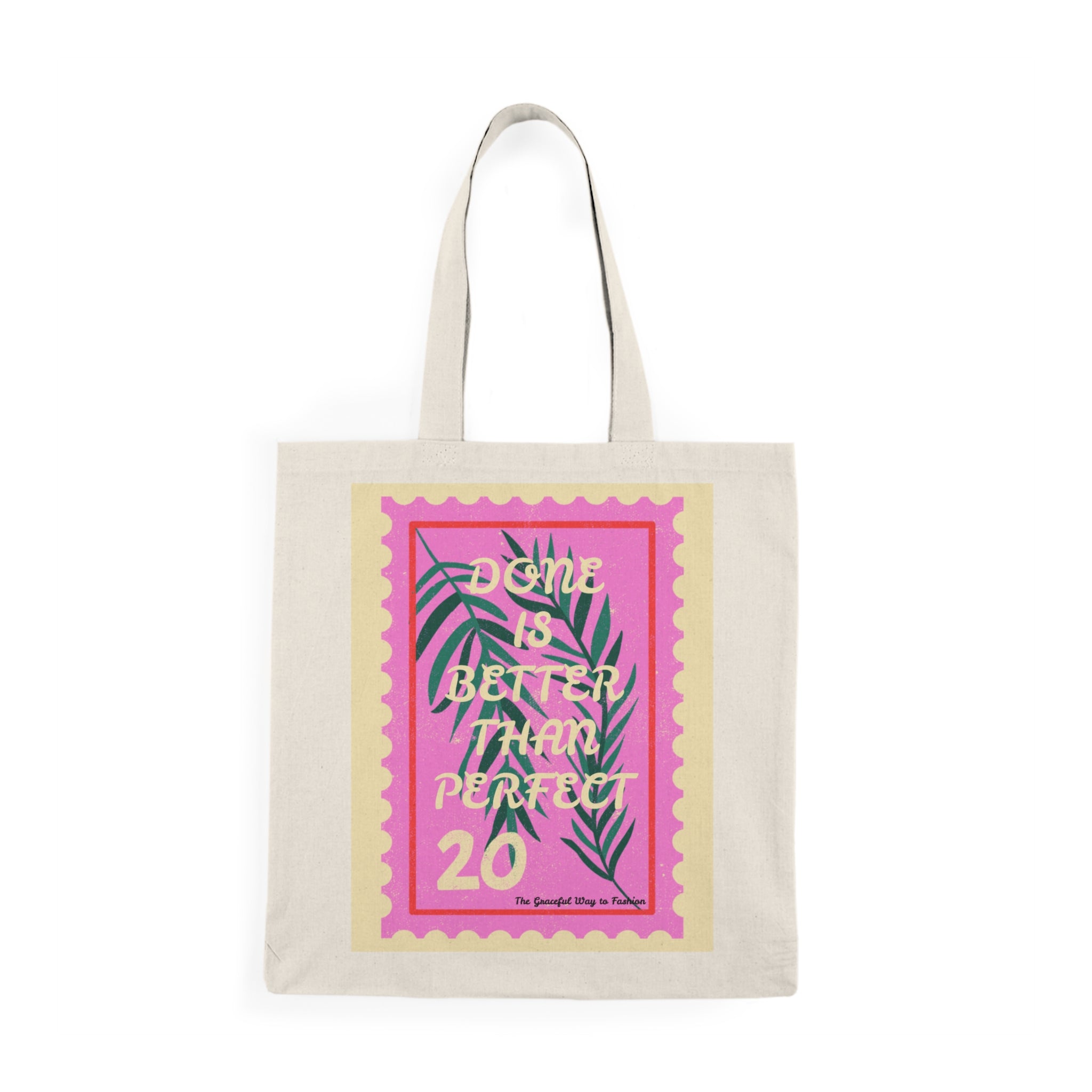 Inspirational Natural Tote Bag - Eco-Friendly Reusable Tote for Everyday Use, Gift, Beach, Shopping, School, Travel