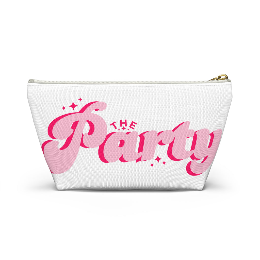 The Party Pink Script Accessory Pouch