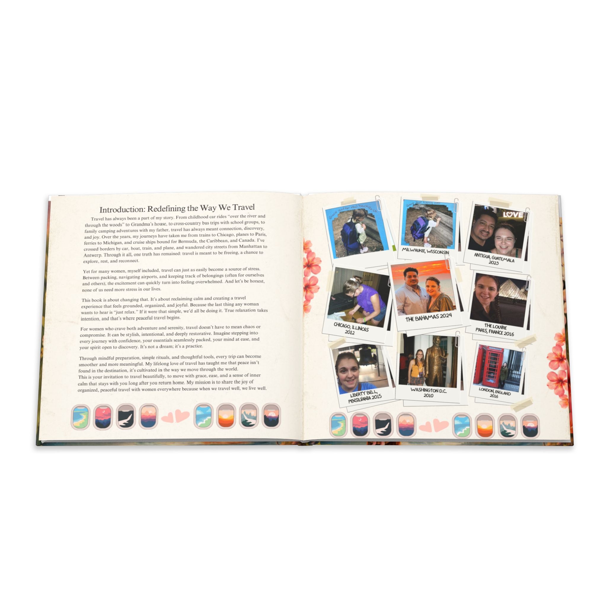 Hardcover: Soul in Transit: A Guide to Peaceful Adventures Book – Gifts for Her & Travel Gifts