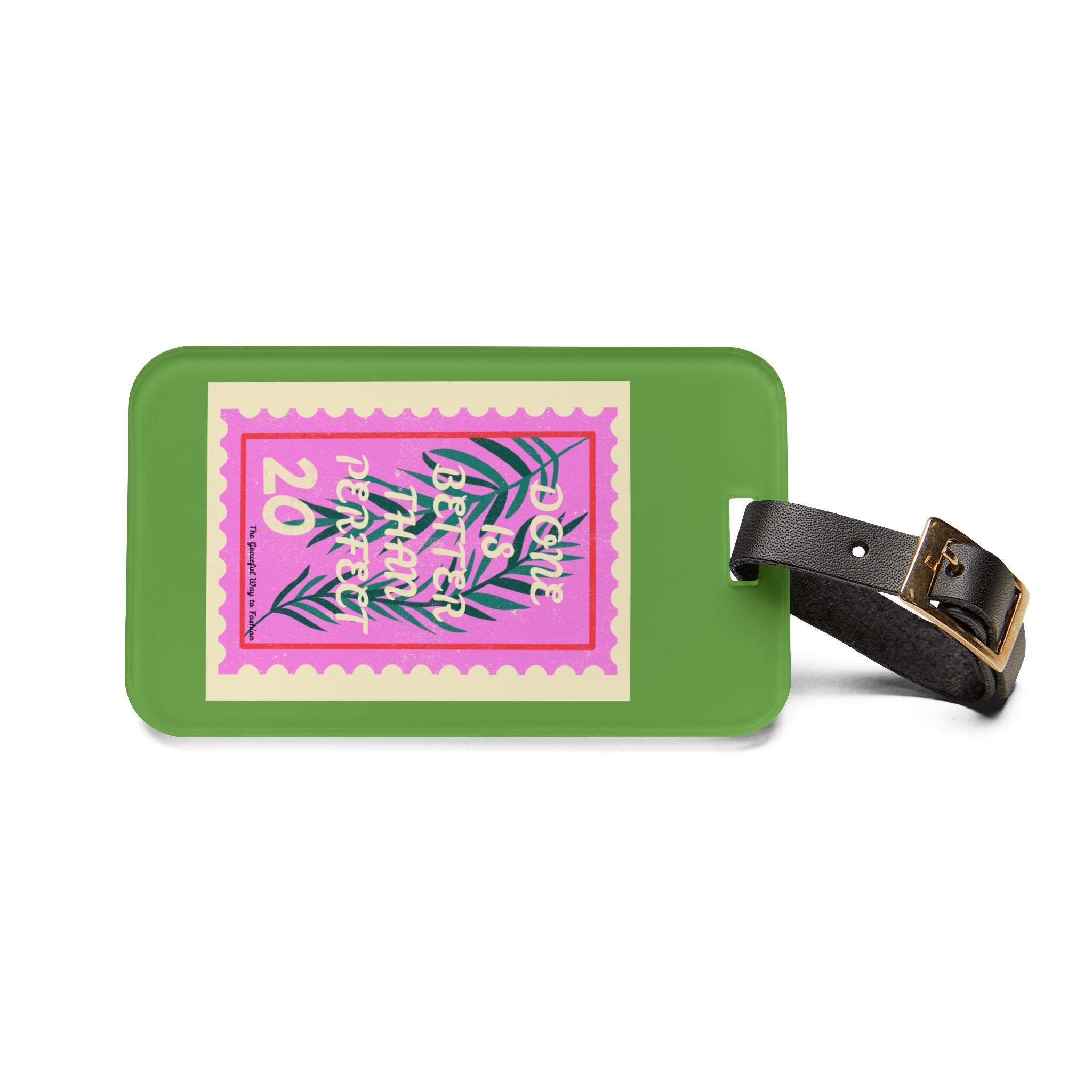 Tropical Luggage Tag | Done is Better than Perfect | Travel Accessory | Personalized Gift for Travelers | Vacation Essentials | Summer [...]
