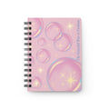 Whimsical Spiral Bound Journal - Pink Bubble Aesthetic, Ideal for Note-Taking, Gifts, Bullet Journaling, Self-Reflection