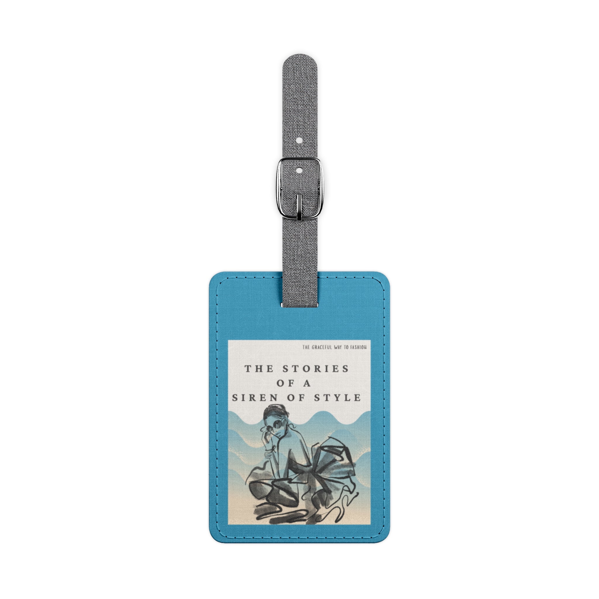 The Stories of a Siren of Style Luggage Tag, Travel Accessory, Personalized Suitcase Identifier, Gift for Travelers, Vacation Essentials, Wanderlust Decor