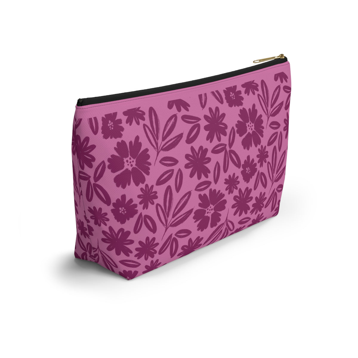 Pink Tonal Accessory Pouch w T-bottom