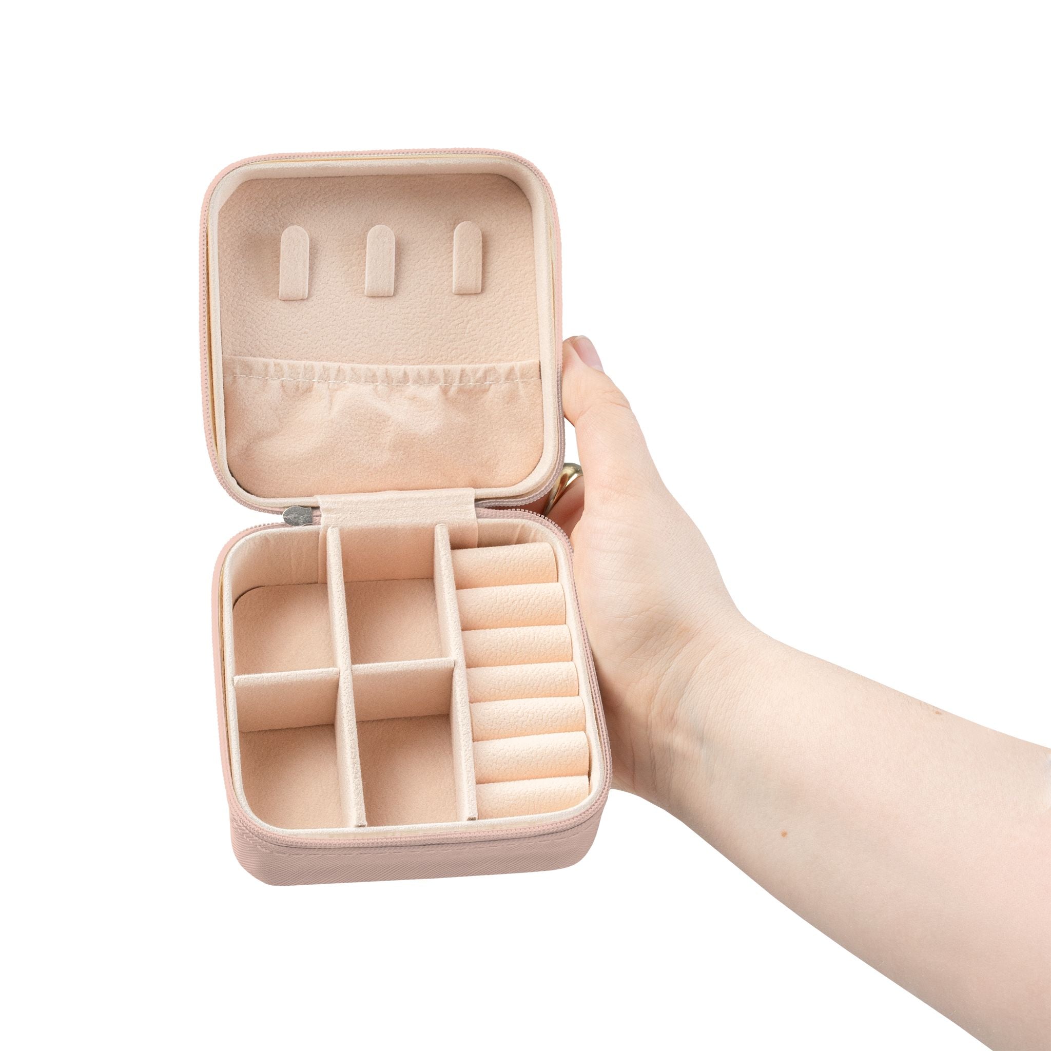 Jewelry Case - Pink 'Wife of the Party’ Travel Organizer (Bachelorette Gift)