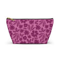 Pink Tonal Accessory Pouch w T-bottom