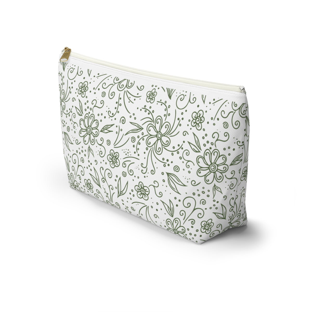 Botanical Accessory Pouch w T-bottom