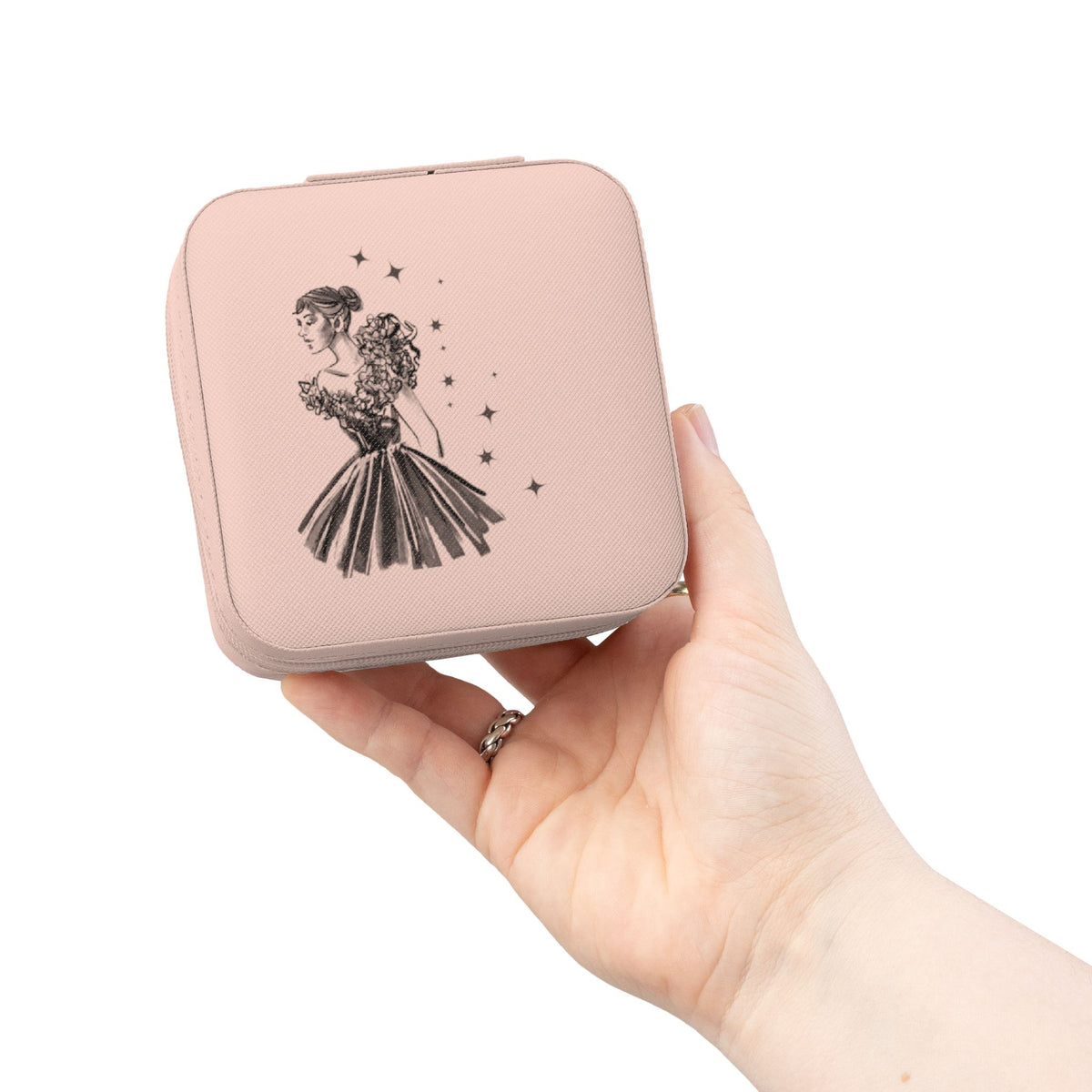 Dreamy Fashion Print Jewelry Travel Case