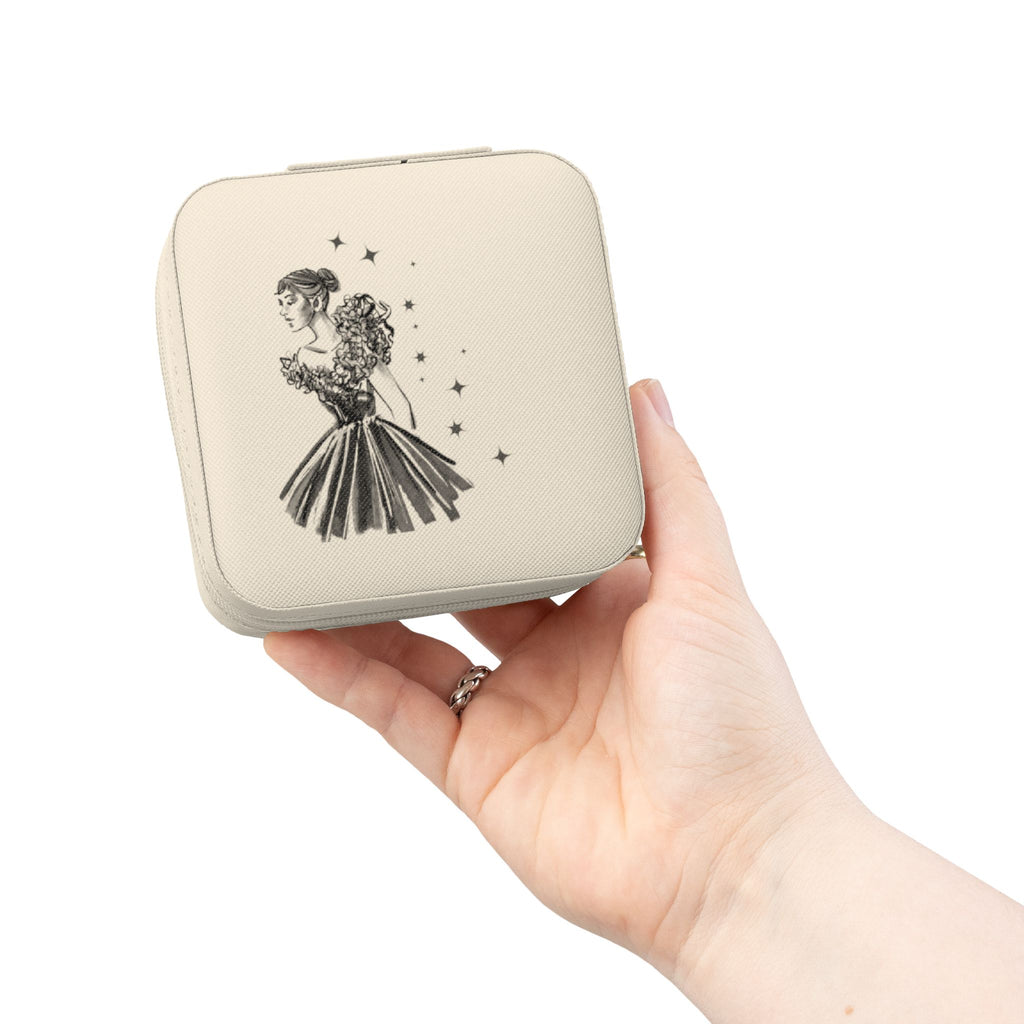 Dreamy Fashion Print Jewelry Travel Case