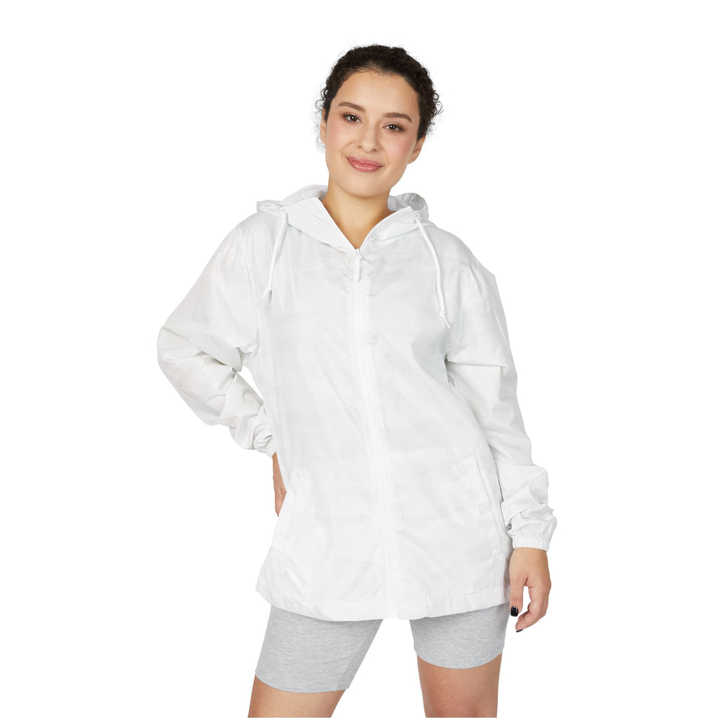 Vacation Mode Unisex Full-Zip Windbreaker Jacket, Lightweight Jacket, Beachwear, Travel Outfit, Summer Essential, Outdoor Adventure