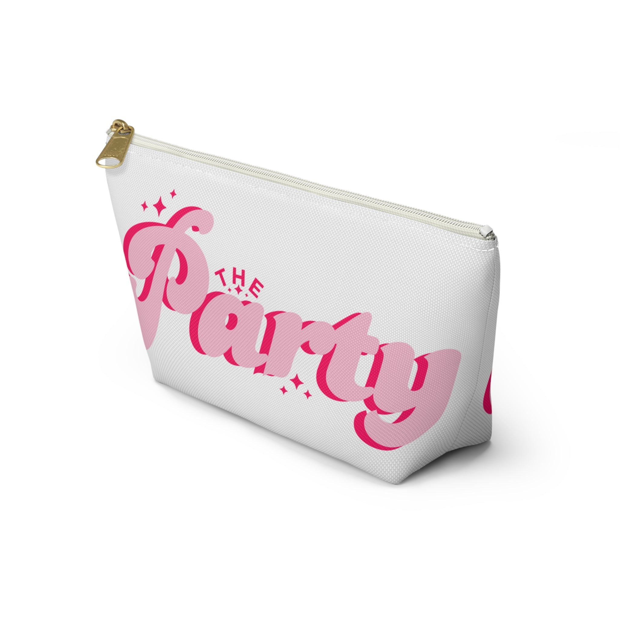 The Party Pink Script Accessory Pouch
