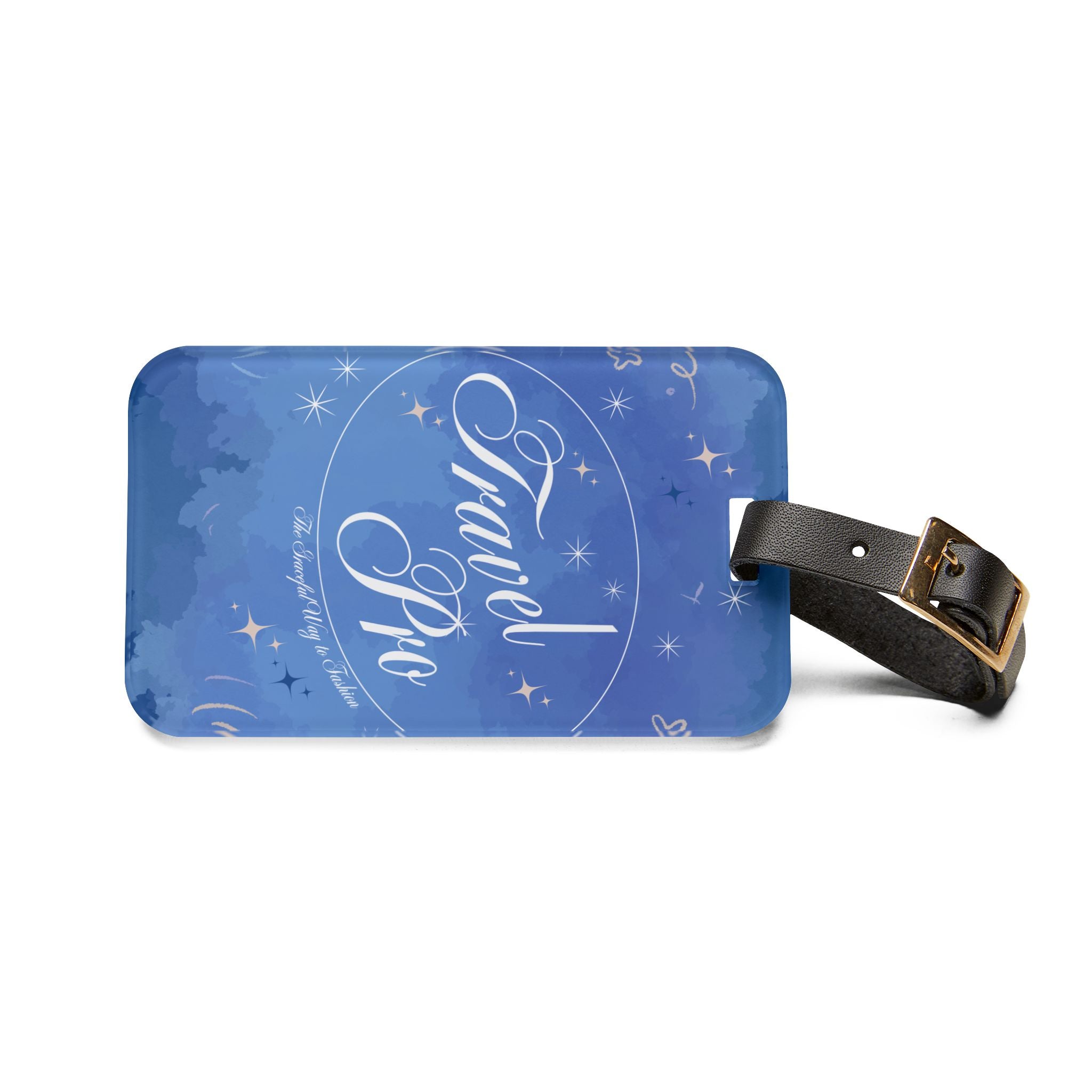 Travel Pro Luggage Tag — Blue Starry Design