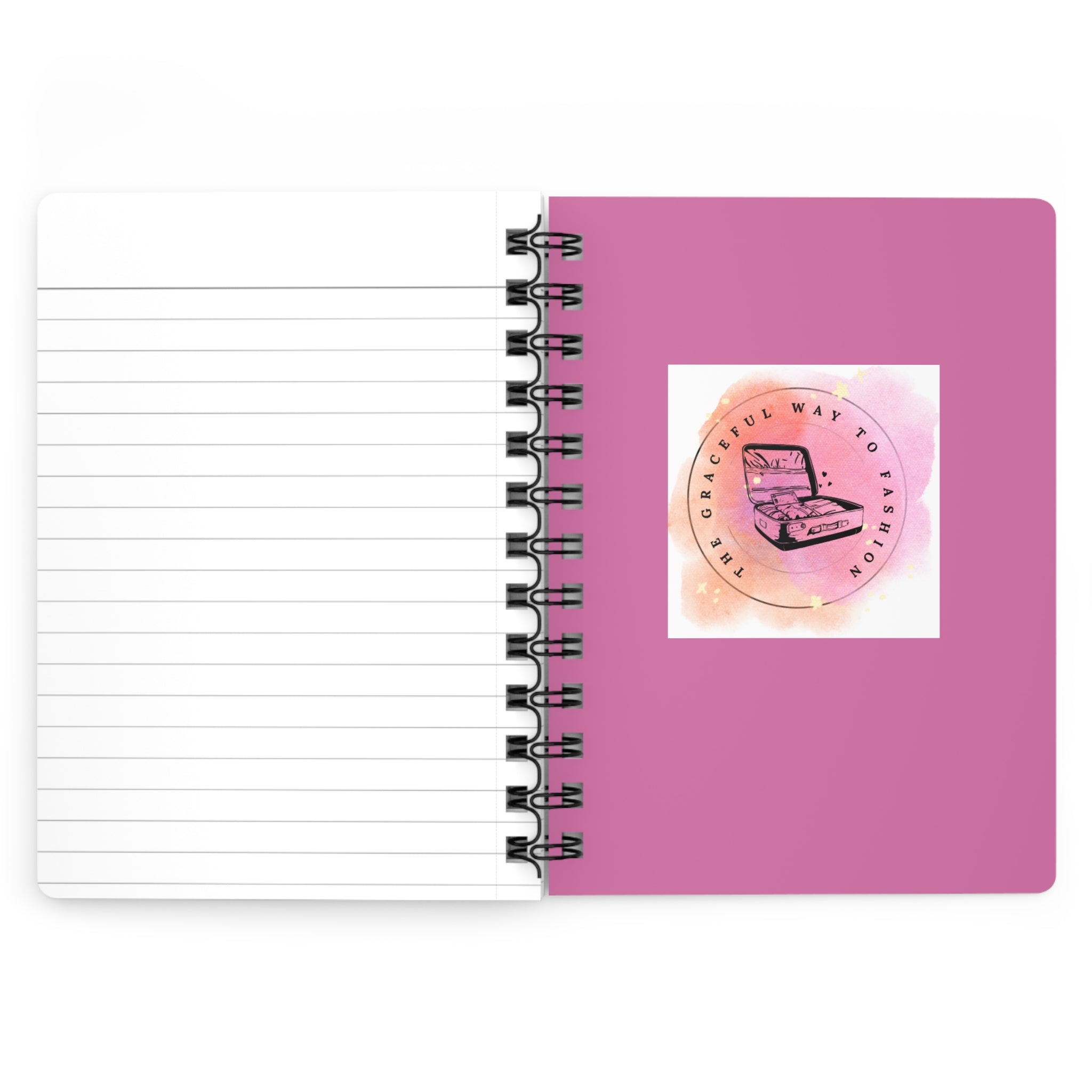 Colorful Emotional Baggage Journal, Cute Spiral Notebook for Girls, Travel Diary, Self-Reflection Planner, Gift for Friends