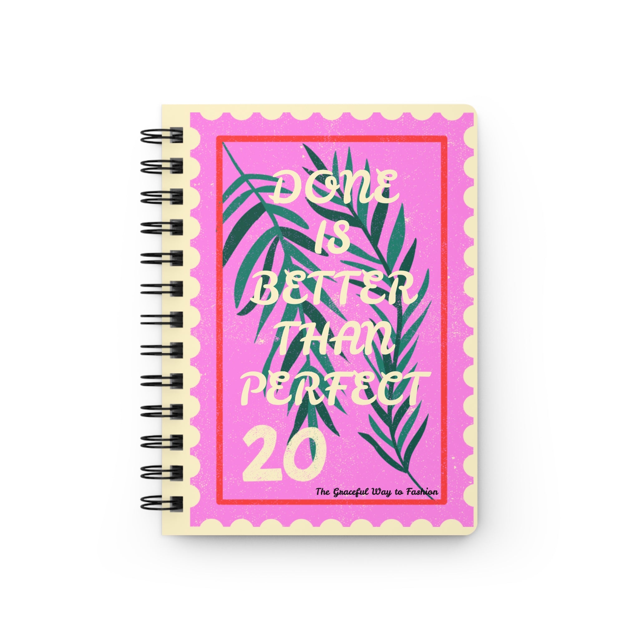 Motivational Spiral Bound Journal - 'Done is Better Than Perfect' - Perfect for Creatives, Students, and Gift Giving