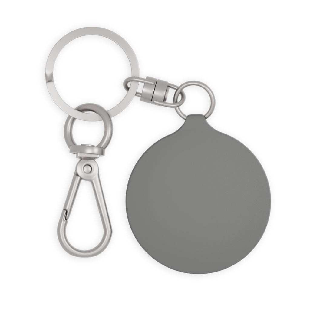 Vintage Suitcase Keyring Tag — 'The Graceful Way to Fashion' Logo Keychain