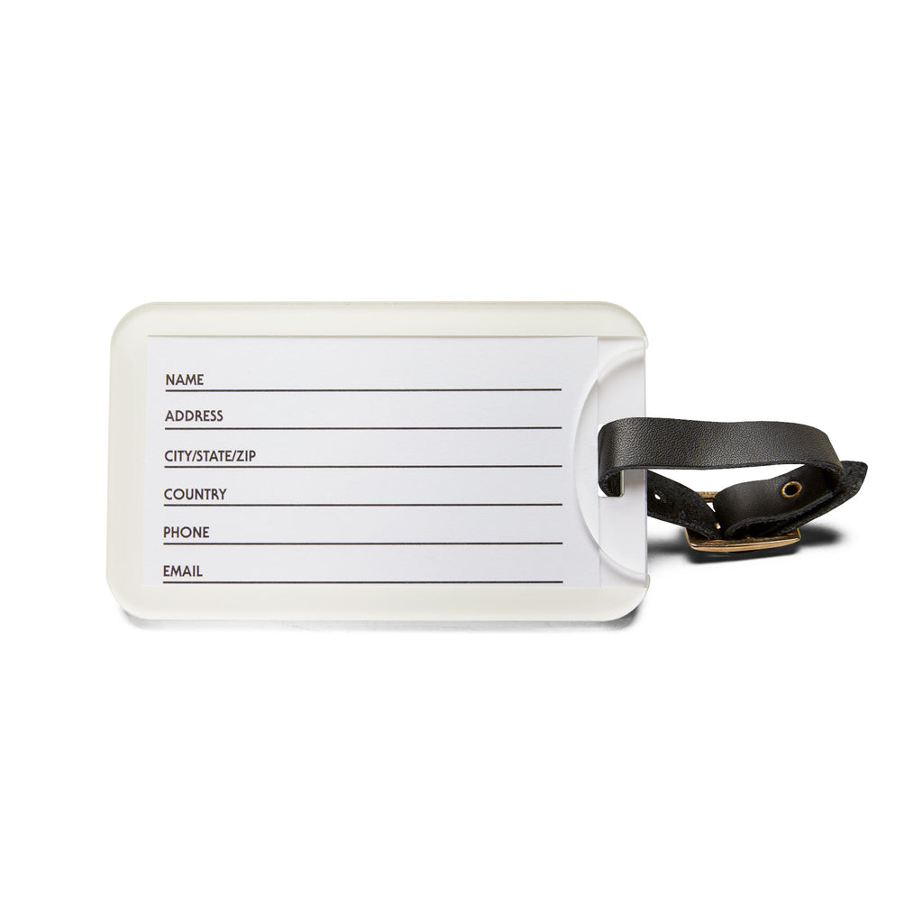 Luggage Tag — Pink Bridal Party “The Party” Travel ID Tag