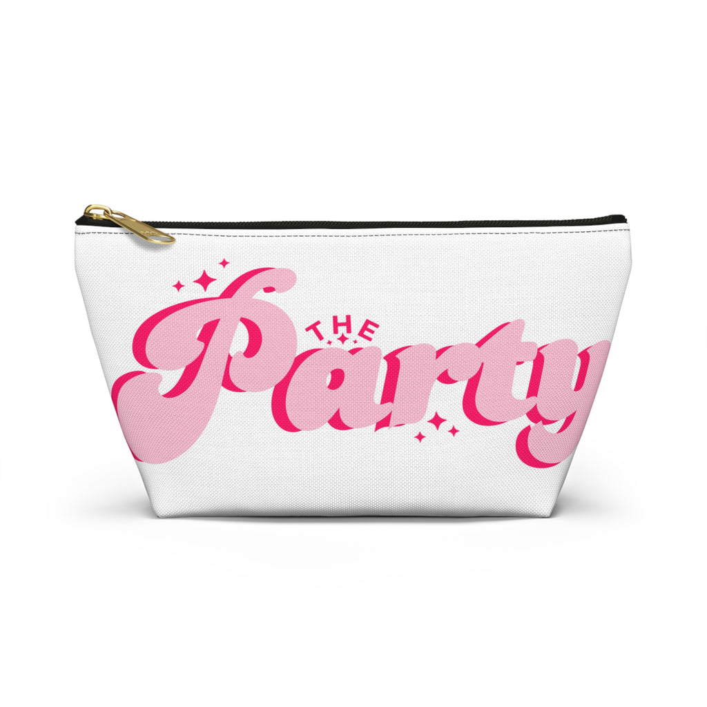 The Party Pink Script Accessory Pouch