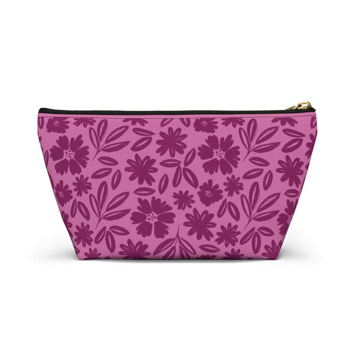 Pink Tonal Accessory Pouch w T-bottom