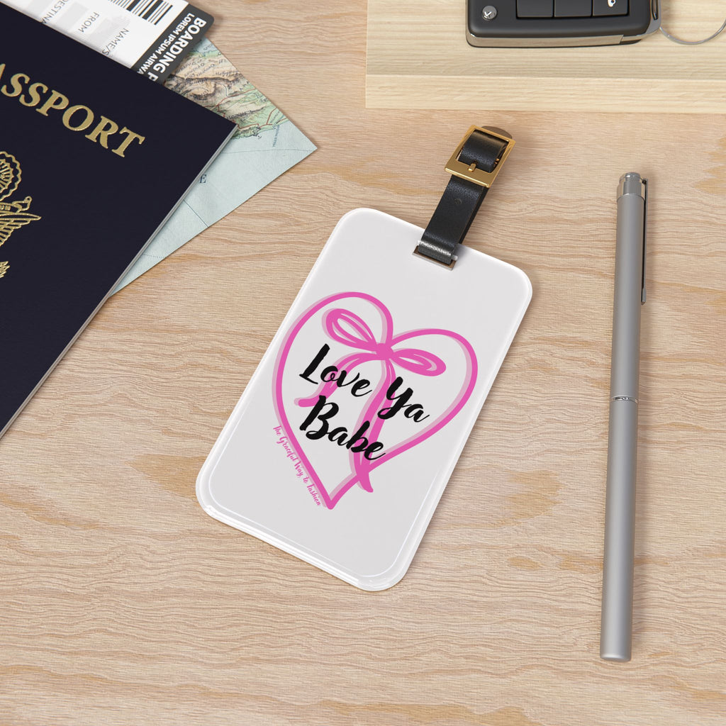 Heartfelt Love Luggage Tag - Perfect Gift for Travelers, Couples, Lovebirds, Cute Travel Accessories