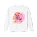 Crewneck Sweatshirt — ‘The Graceful Way to Fashion' Watercolor Design