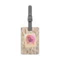 Sandy Logo Saffiano Travel Luggage Tag - Stylish, Personalized, Customizable, Perfect for Travelers, Unique Gift Idea, Vacation Essentials