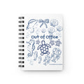 Out of Office - Coastal Vacation Spiral Bound Journal - Perfect for Beach Lovers, Travel Notes, Relaxation Planning, Marine Life Gifts, Summer Inspiration