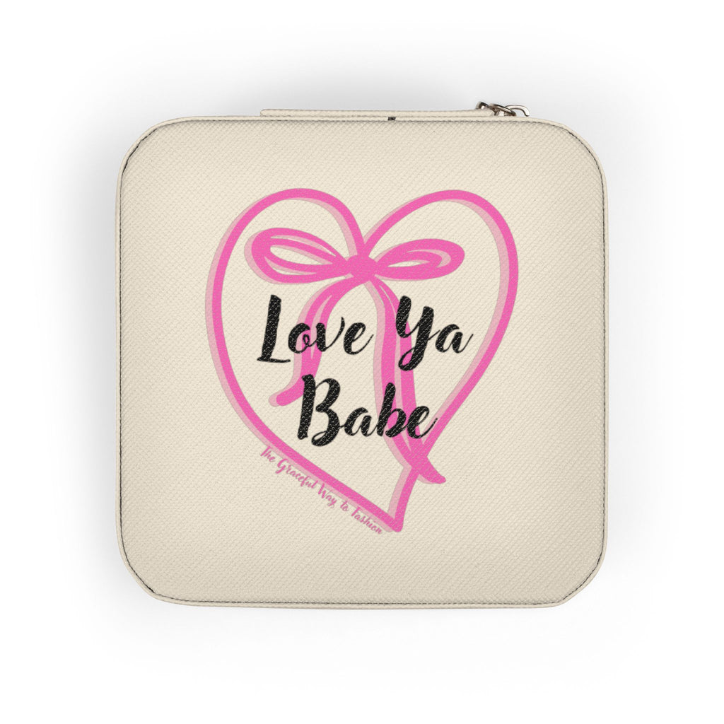Love Ya Chic Jewelry Travel Case for Stylish Adventures, Organizer for Earrings, Necklaces, Bracelets, Valentine's Day Gift, Travel [...]