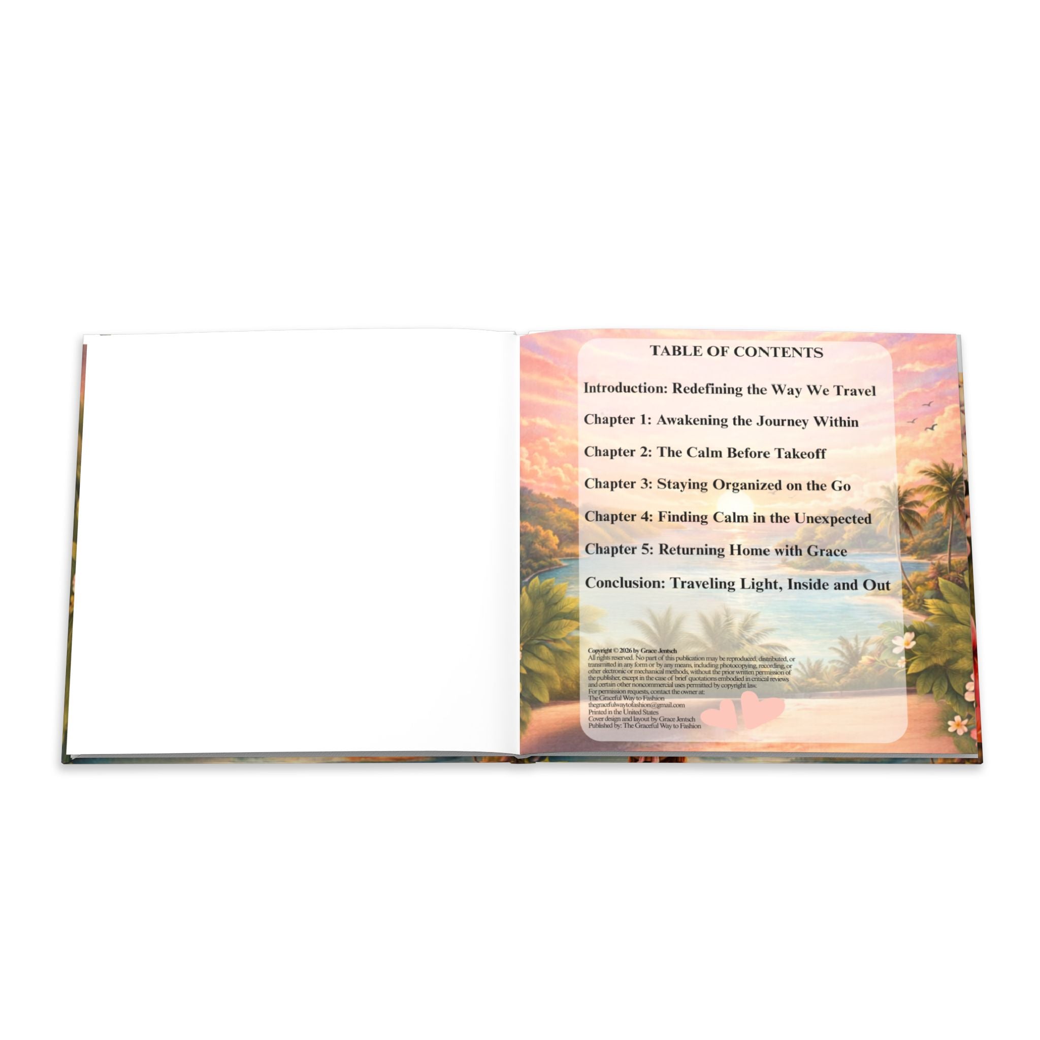 Hardcover: Soul in Transit: A Guide to Peaceful Adventures Book – Gifts for Her & Travel Gifts
