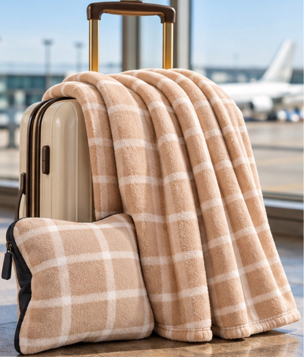 Travel Blanket with Pouch