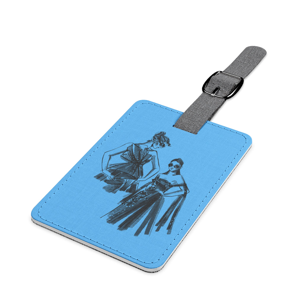 Fashion Icons Print Luggage Tag