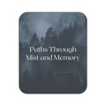 Paths Through Mist and Memory Picnic Blanket — Foggy Forest Outdoor Throw