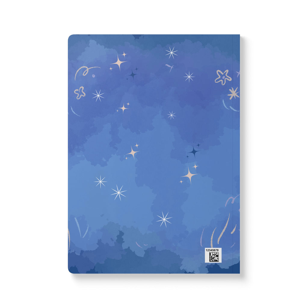 Travel Planner Soft-cover Trip Journal — Blue Starry Sky Travel Notebook